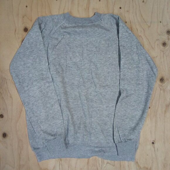 Vintage JCPenney Blank Crewneck Sweatshirt Heather Gray - Picture 4 of 4